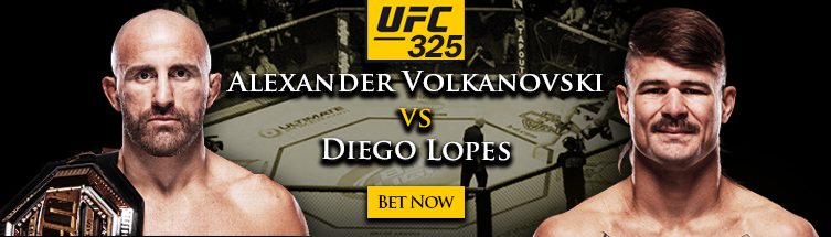 Bet on UFC 325 Volkanovski vs. Lopes II Online